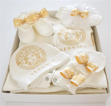 versace crib set|Versace designer baby sale.